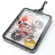 Attack on Titan Kawaii Attack Acrylic Shaker Key Chain featuring chibi Eren, Mikasa, and Armin Attack on Titan: Kawaii Attack! Acrylic Shaker Key Chain