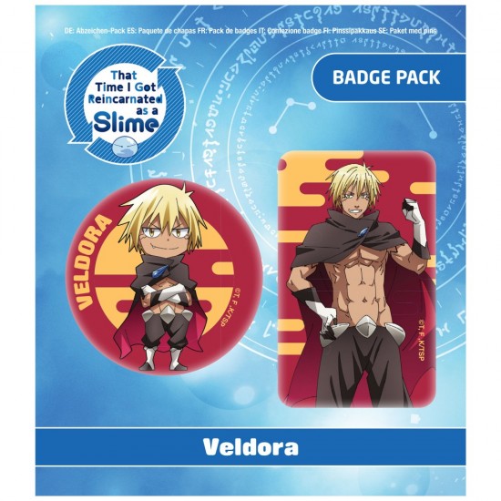Veldora Human Form Badge Pack from That Time I Got Reincarnated as a Slime Veldora Human Form Badge Pack from That Time I Got Reincarnated as a Slime