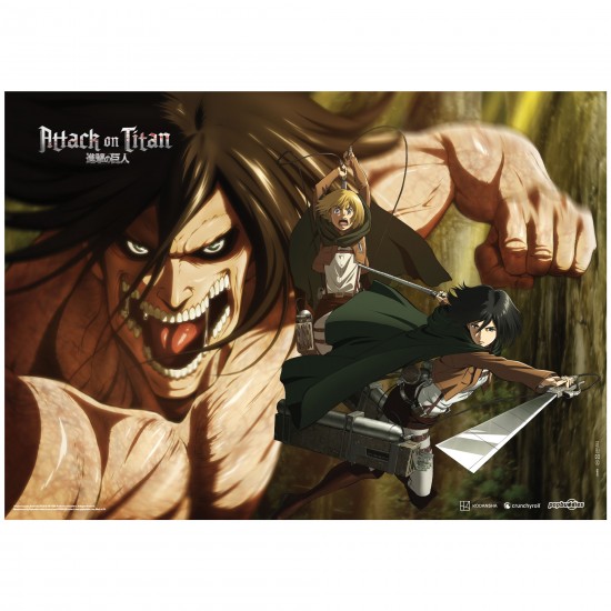 Attack On Titan Attack Titan Fabric Poster 84cm x 118cm Attack On Titan Attack Titan Fabric Poster 84cm x 118cm