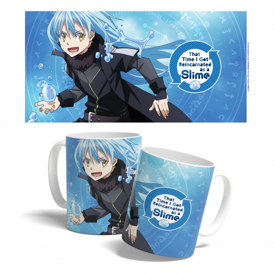 That Time I Got Reincarnated as a Slime Demon Lord Rimuru Ceramic Mug front view Official TenSura Demon Lord ceramic mug featuring Rimuru