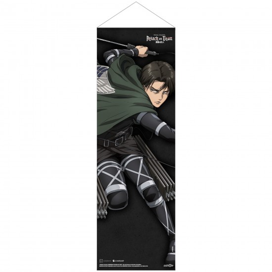 Attack on Titan Final Season Slim Fabric Wall Scroll: Levi 30cm x 90cm Attack on Titan Final Season Slim Fabric Wall Scroll: Levi 30cm x 90cm