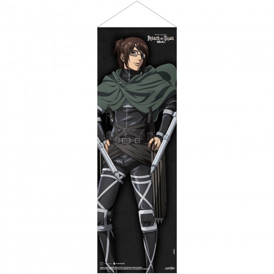 Attack on Titan Final Season Slim Fabric Wall Scroll: Hange Zoë 30cm x 90cm Attack on Titan Final Season Slim Fabric Wall Scroll: Hange Zoë 30cm x 90cm