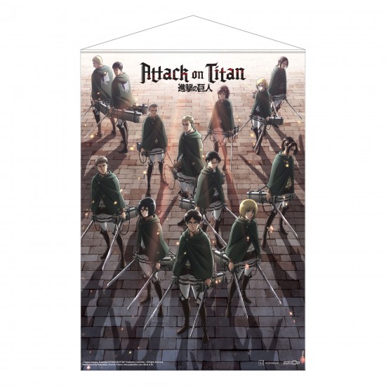 Attack on Titan: Scout Regiment Fabric Wall Scroll Attack on Titan: Scout Regiment Fabric Wall Scroll